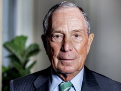 Michael Bloomberg, na última quarta-feira, após a entrevista em Nova York.