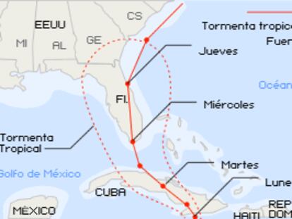 Tormenta tropical 'Ernesto'