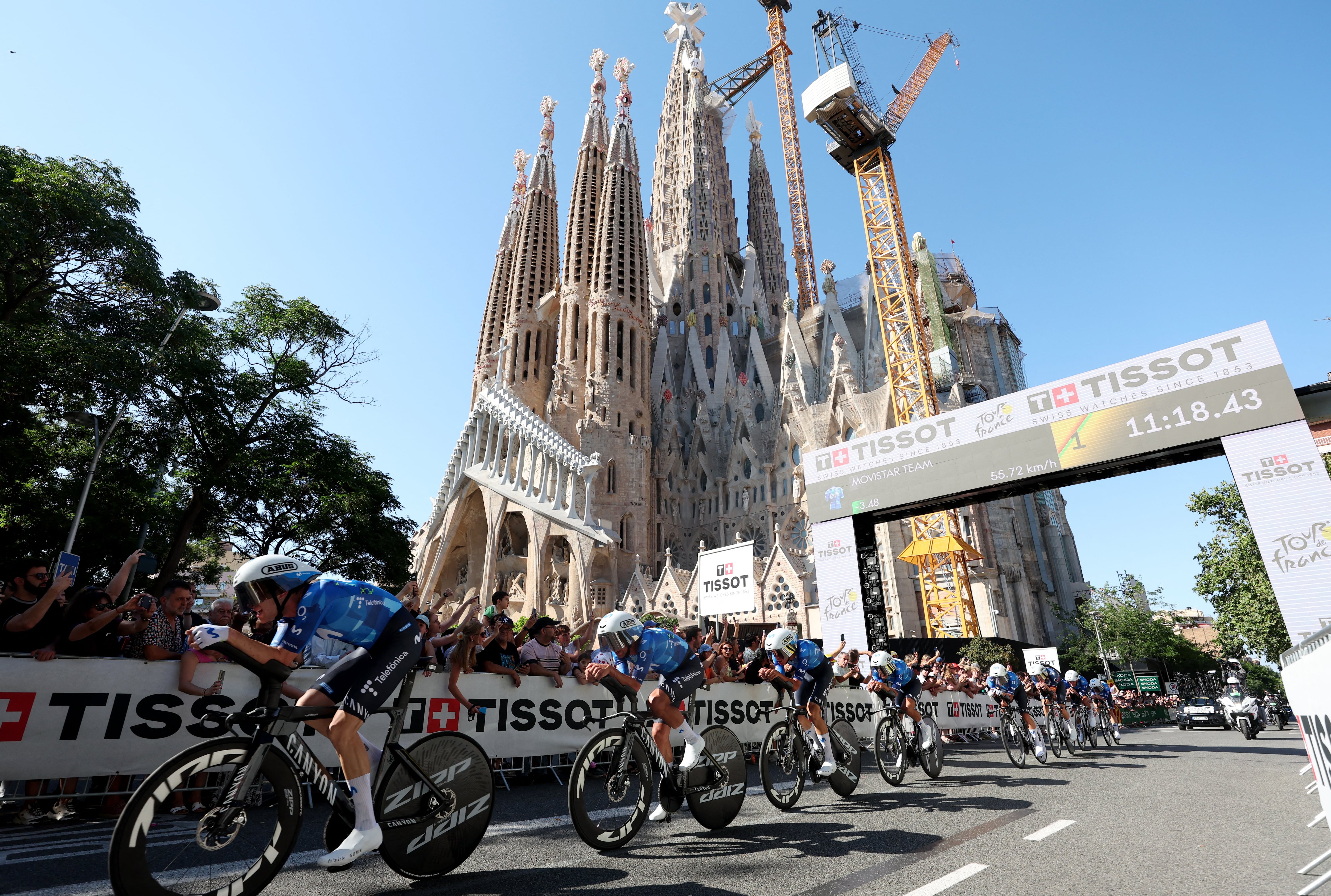 Juegos mentales en la salida del Tour de Francia en Tarragona