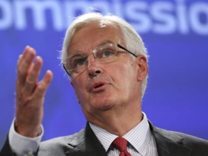 Michel Barnier, este mi&eacute;rcoles en Bruselas.