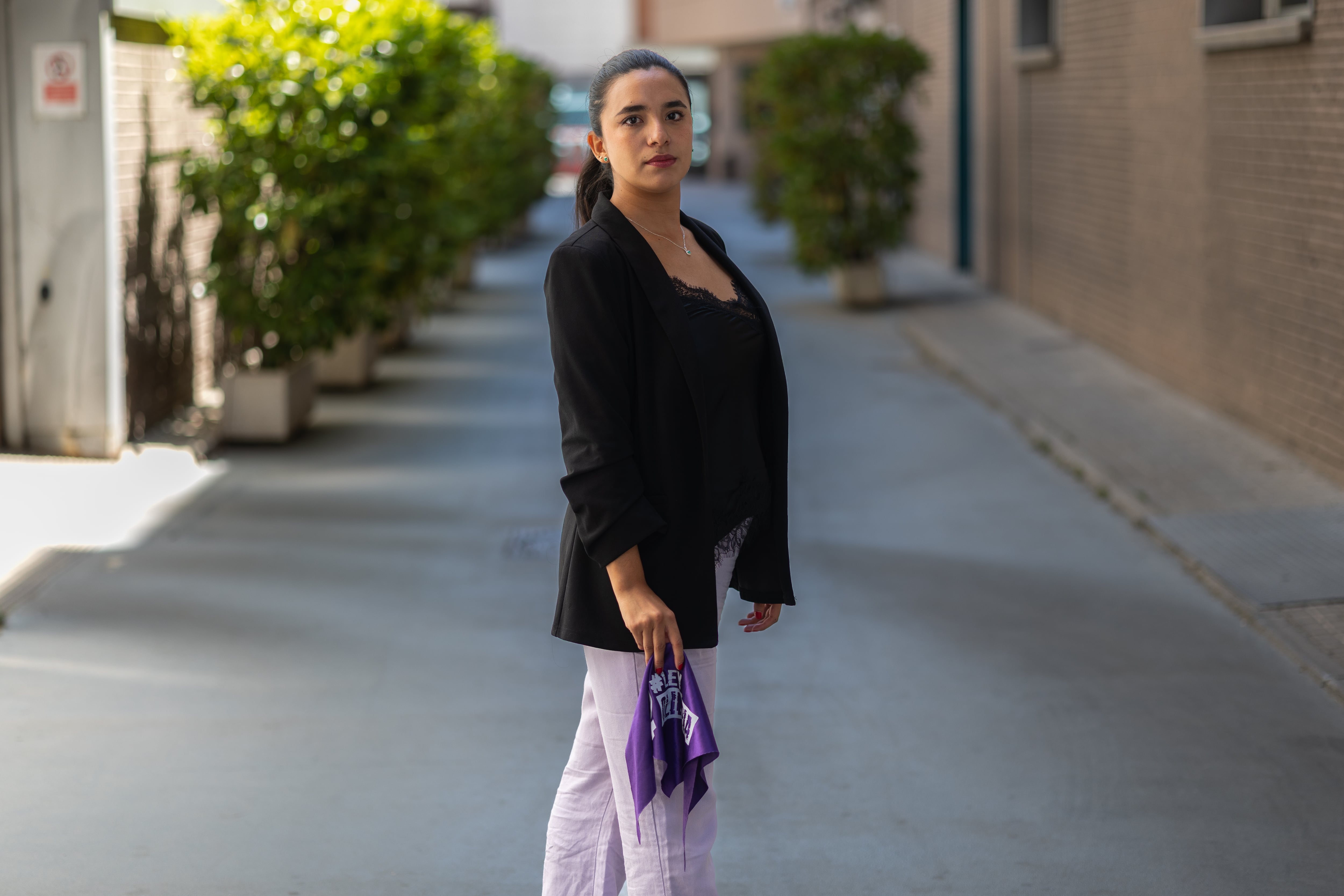 Fernanda Medellín, en la redacción EL PAÍS, tras la entrevista.