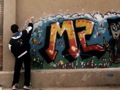 Grafiti de Mafia 2. Barcelona 1987.
