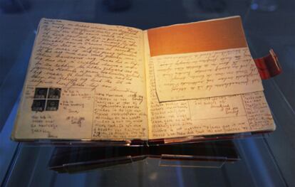 Uno de los volúmenes de Ana Frank escribió que hasta ahora había permanecido en el Instituto holandés para la Documentación de la Guerra.