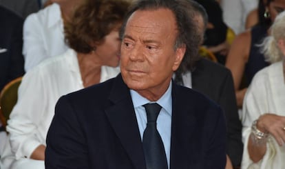 El cantante Julio Iglesias.