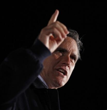 El candidato republicano, Mitt Romney.