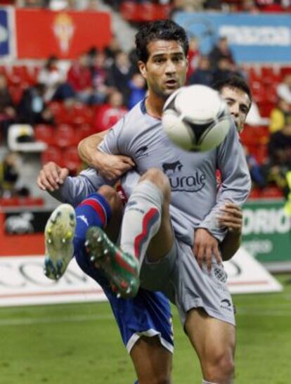 Masoud, en el partido de Copa ante el Sporting.