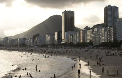 Praia de Copacabana.