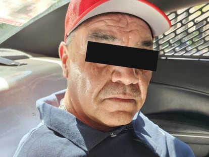 Carlos N en una imagen compartida por Omar García Harfuch, secretario de Seguridad Ciudadana de la Ciudad de México este lunes.