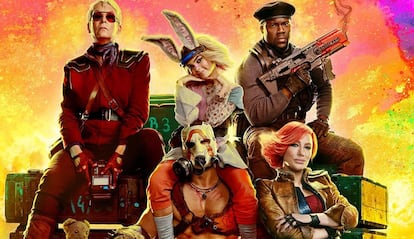 Protagonistas de la película Borderlands