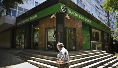 Una sucursal del Banco Espirito Santo en Lisboa.