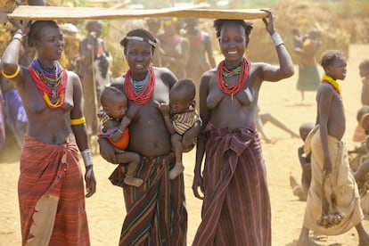 Un grupo de mujeres dassanech.