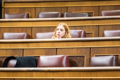 Lilith Verstrynge, el pasado diciembre durante un pleno en el Congreso.