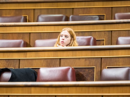 Lilith Verstrynge, el pasado diciembre durante un pleno en el Congreso.