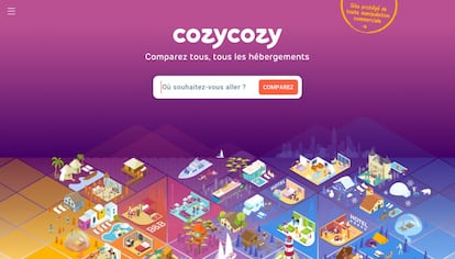 <a href="https://www.cozycozy.com/us" target="_blank">Cozycozy</a> permite encontrar cualquier tipo de alojamiento en 40 países, y evitar así realizar búsquedas en diferentes plataformas. Sus resultados ofrecen hoteles, apartamentos, hostales, campings, barcos o un apartado para lugares atípicos que puede sorprender con una cabaña o una habitación burbuja.