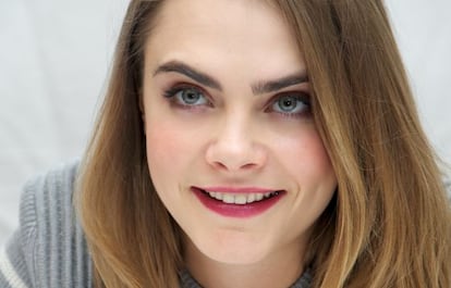 La modelo y actriz Cara Delevingne.