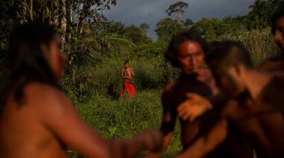 Os índios Wajãpi.