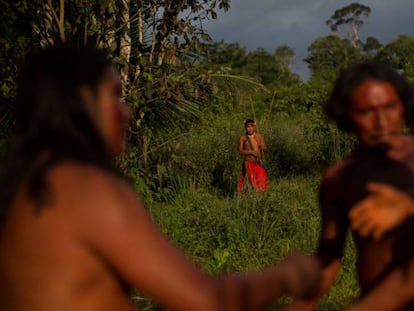 Os índios Wajãpi.