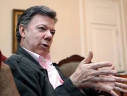 En la imagem, el presidente colombiano Juan Manuel Santos. EFE/Archivo