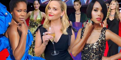 Regina King, Tracee Ellis Ross, Reese Witherspoon, Zendaya, Kerry Washignton y Jennifer Aniston en la gala de los Emmy más insólita de la historia.