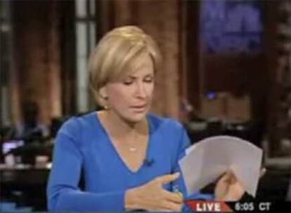 Imagen de la presentadora Mika Brzezinski en un vídeo colgado en YouTube.