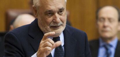 El presidente de la Junta de Andalucía, José Antonio Griñán.