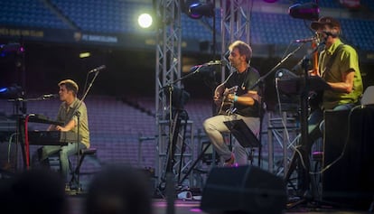Un moment del concert dels Amics de les Arts al Camp Nou.