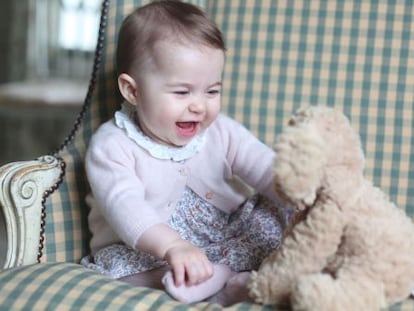 Carlota de Cambridge, de seis meses.