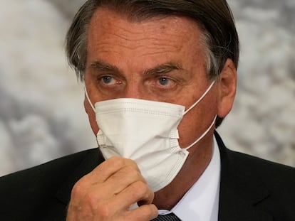 O presidente Jair Bolsonaro, em foto tirada na terça-feira, 13 de julho.