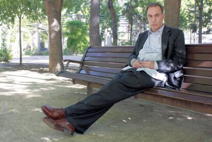 John Lurie, el sábado en un parque de Albacete.