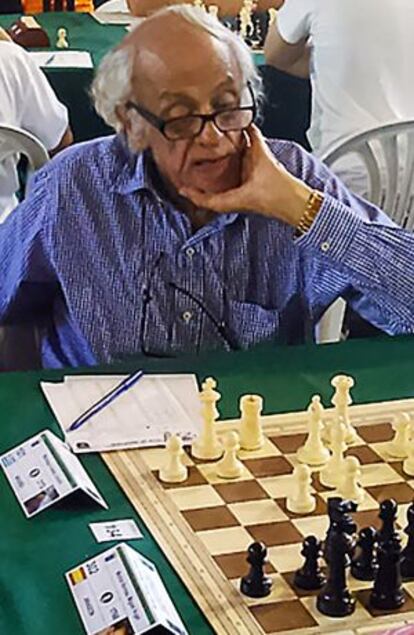 Lincoln Maiztegui, durante su participación en el Open Villa de Benasque, último torneo en el que participó, en julio pasado.