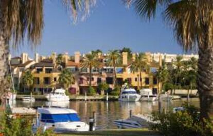 El puerto de Sotogrande, en Cádiz.