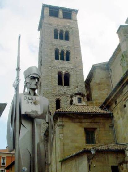 El campanar de la catedral de Vic.