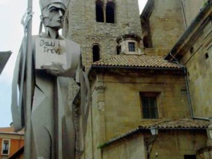 El campanar de la catedral de Vic. 