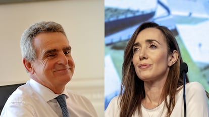 Agustín Rossi y Victoria Villarruel, compañeros de fórmula de Sergio Massa y Javier Milei, respectivamente.