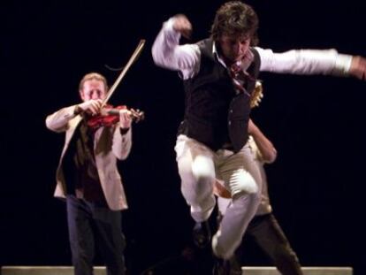 El bailaor Javier Barón, durante una actuación.