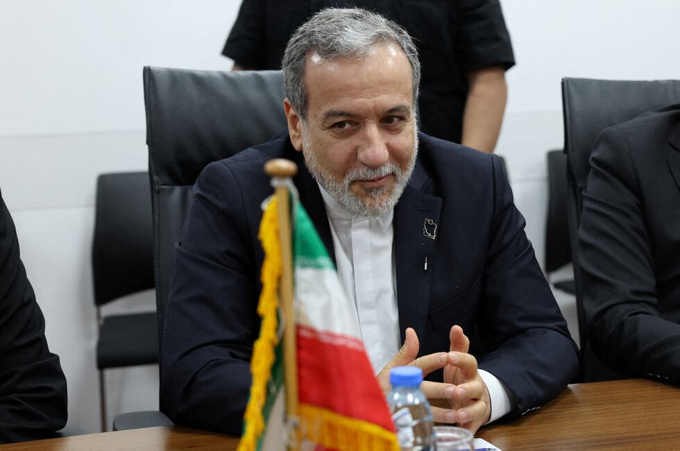 El ministo de Exteriores de Irán, Abbas Araqchi, el 3 de junio en Beirut.
