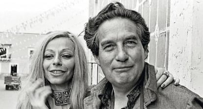 Marie-José Tramini y Octavio Paz