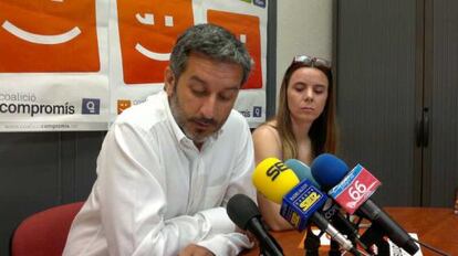 Rafa Carbonell, portavoz de Compromís en Alcoi.