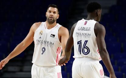 Felipe y Garuba, en un partido de esta temporada. acbphoto