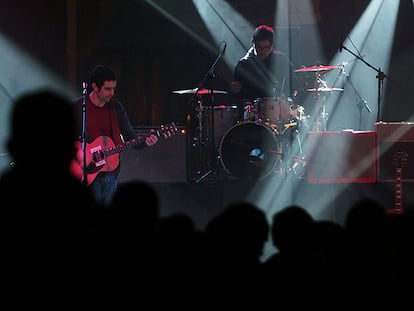 El grupo Grande Marlaska, durante su actuación en el Festival Cultura Pop.