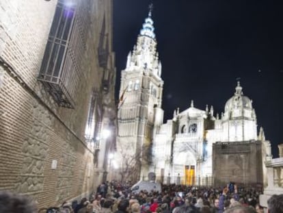 El concierto de campanas que inauguró ayer, en Toledo el Año del Greco.