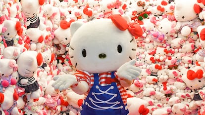 Un evento para la celebración del 45 cumpleaños de Hello Kitty, en Berlín en 2019.