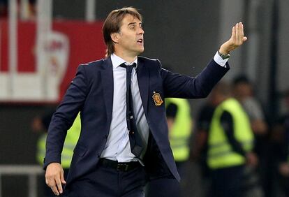 El entrenador español Julen Lopetegui.