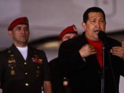 Imagen de archivo del presidente de Venezuela, Hugo Chávez. EFE/Archivo