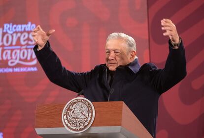 AMLO en una mañanera