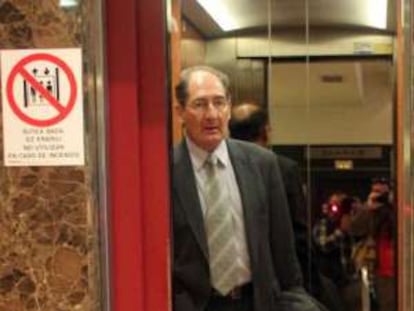 Brian Currin, tras una comparecencia en Bilbao, en febrero.