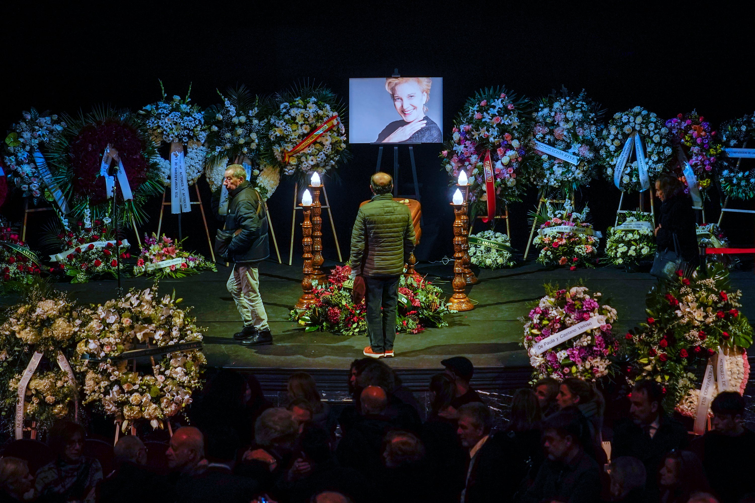 Marisa Paredes se despide a 140 metros de la casa de su infancia