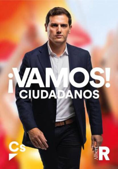 Cartel de campaña de Ciudadanos para las elecciones generales.