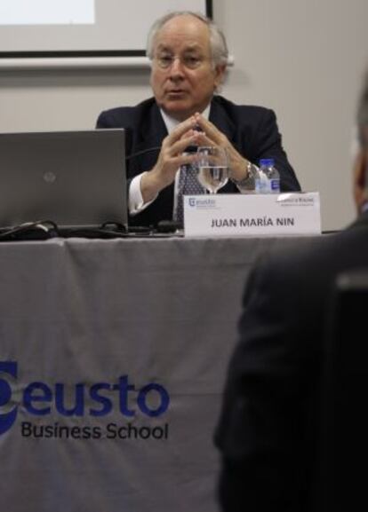 Juan Mar&iacute;a Nin, consejero delegado de CaixaBank