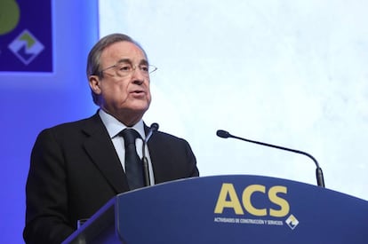 Florentino Pérez, presidente de ACS.